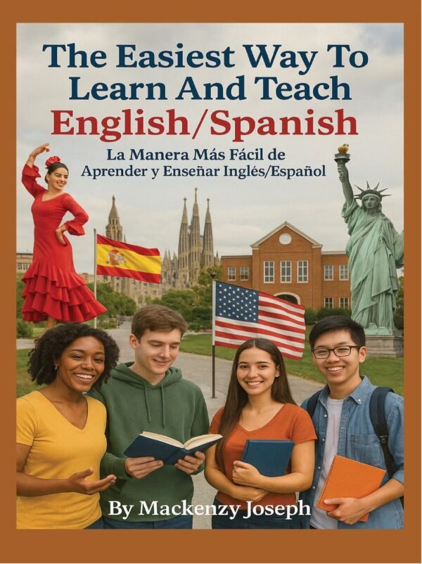 The Easiest Way To Learn And Teach English/Spanish [Wholesale QTY 250 up to]