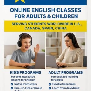Language Courses English-Spanish-French[For Adults & Children]