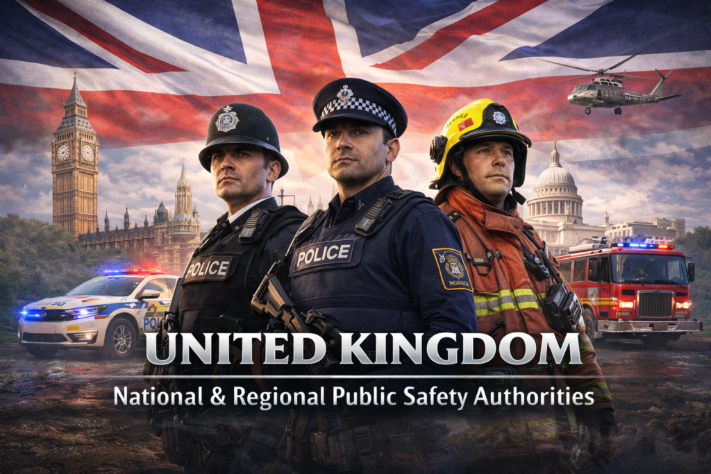 United Kingdom National Regional Public Safety Authorities