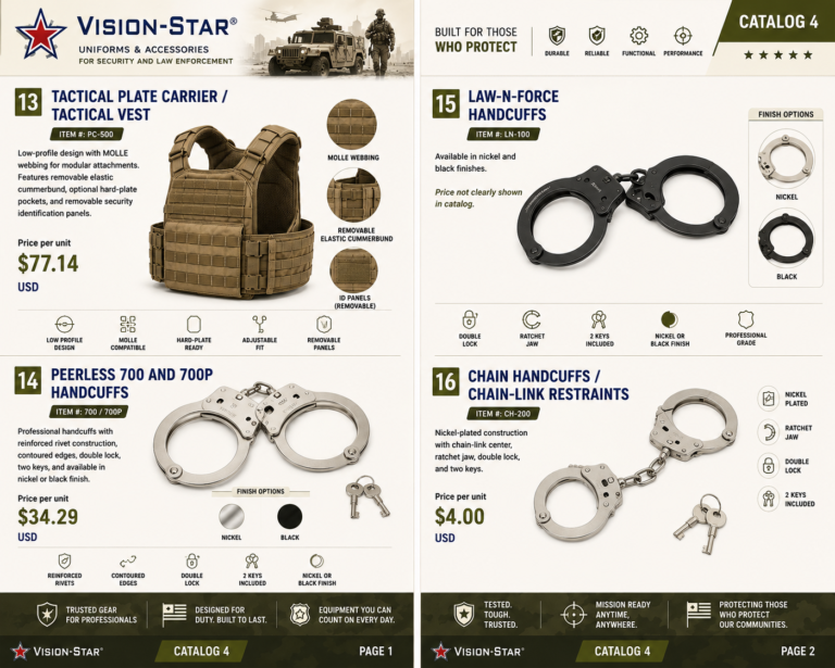 tactical plate carrier & handcuff